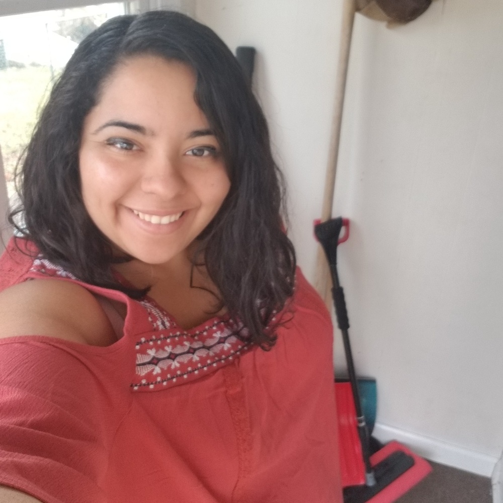 Burt Orange peekaboo top